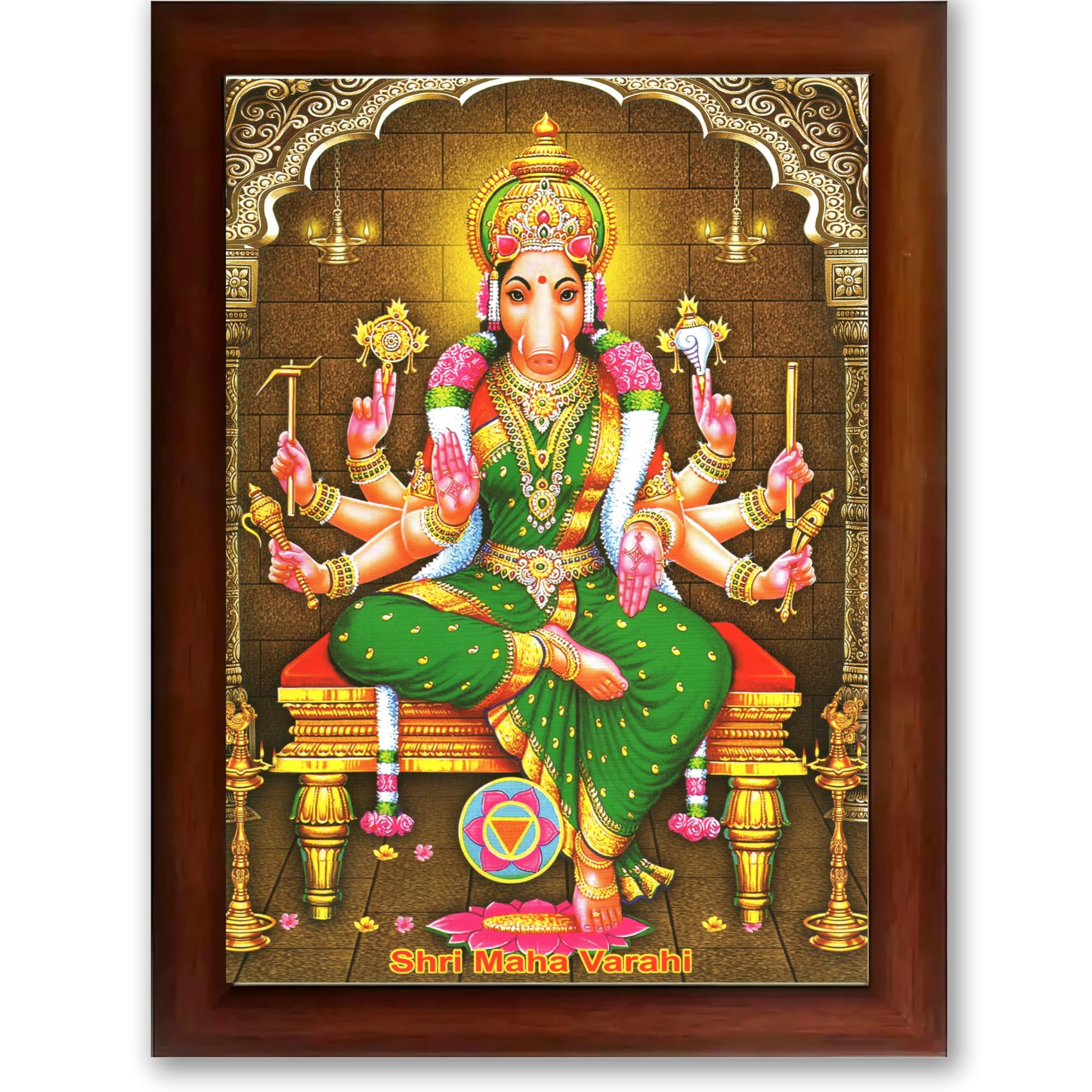 CRAFT QUEST Varahi Amman Devi Religious Photo Frame