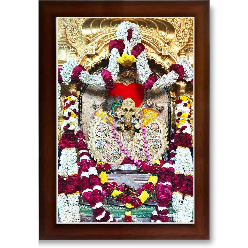 CRAFT QUEST Shri Sanwaliya Seth Shringaar Darshan Religious Photo Frame