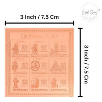 CRAFT QUEST Navgrah Yantra Orignal - Copper