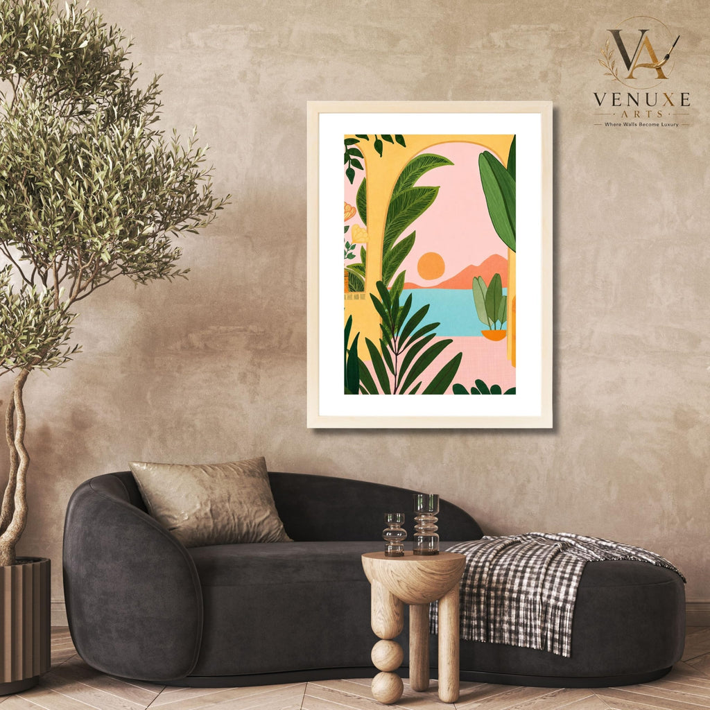 VENUXE ARTS Womens Contemporary Wall Art Posters for Home, Office, Study & Bedroom | Ready to Hang Framed Wall Decor | Positive Quote Prints | Gift for Friends & Family
