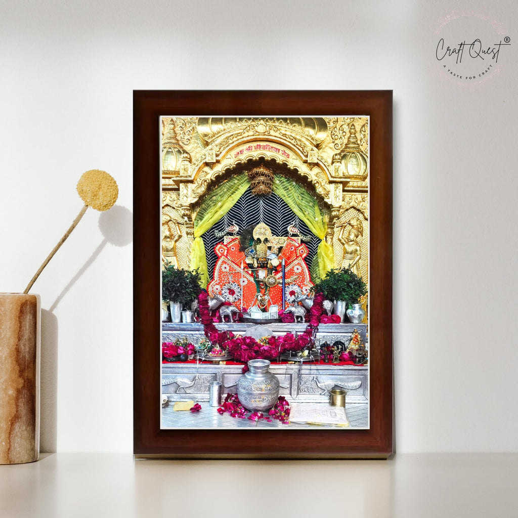 CRAFT QUEST Shree Sanwaliya Seth Shringaar Darshan Religious Photo Frame