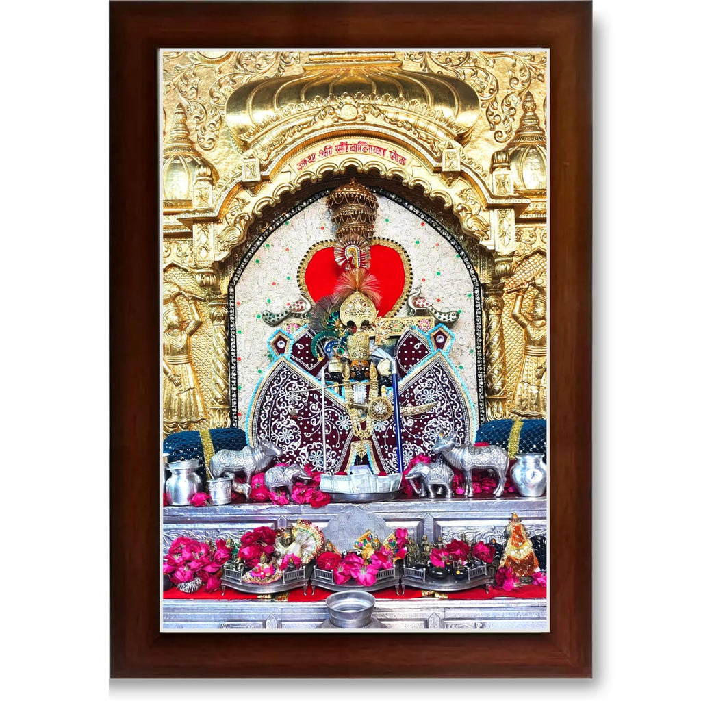 CRAFT QUEST Shree Sanwaliya Seth Shringaar Darshan Religious Photo Frame