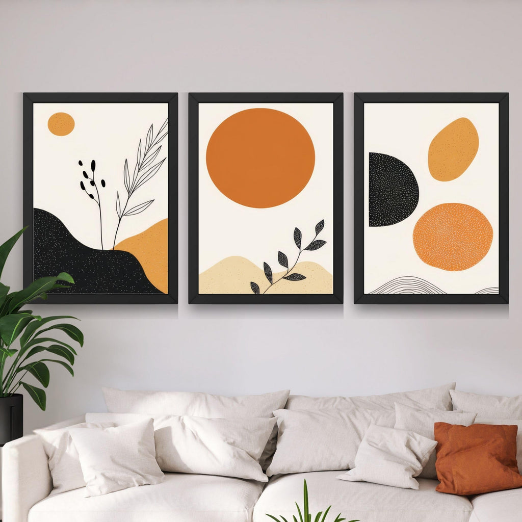 CRAFT QUEST Wood Painting For Wall Decoration - Modern Art Wall Decor Framed Painting For Living Room, Bedroom - Framed Wall Posters/Paintings With Frame