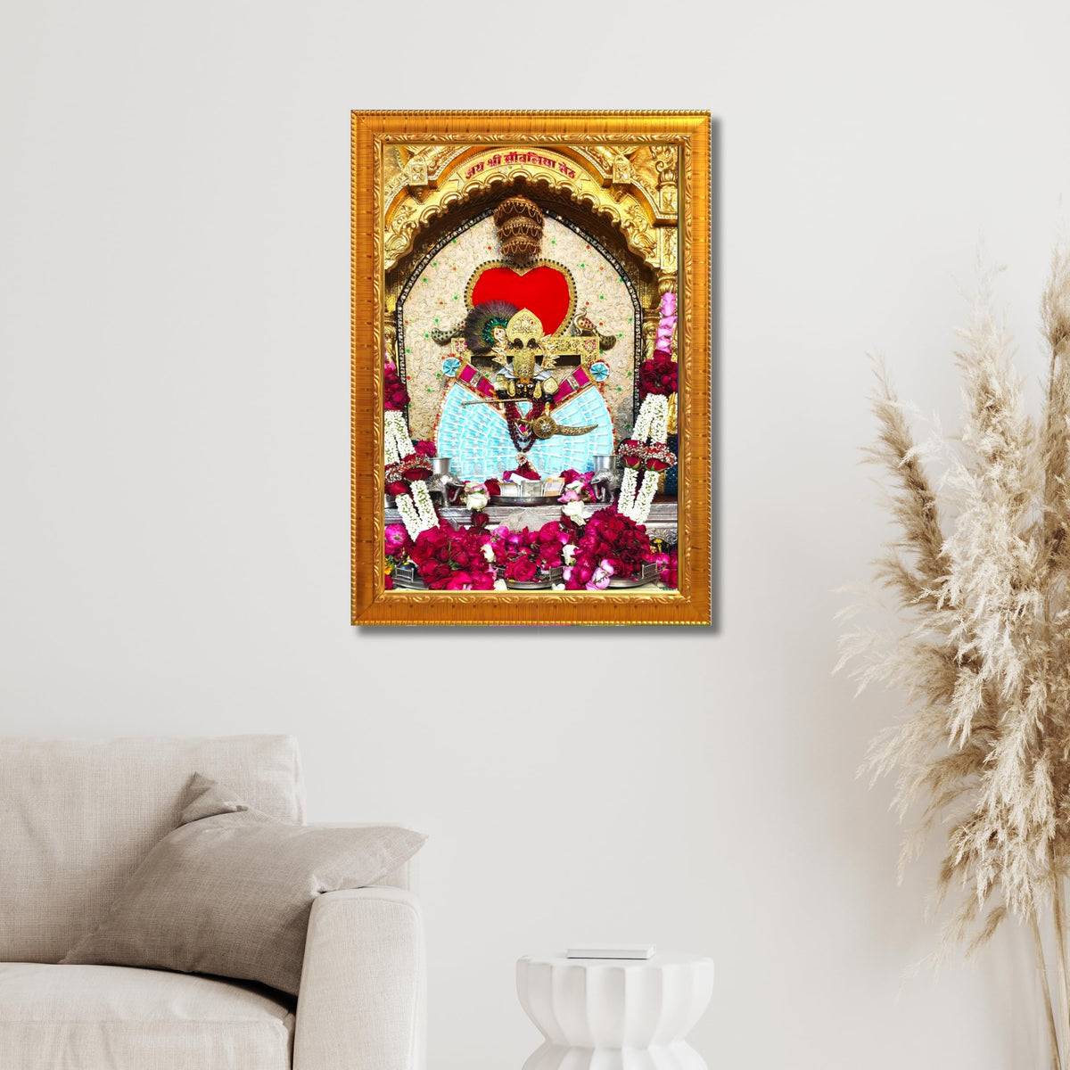 CRAFT QUEST Shree Sanwaliya Seth Shringaar Darshan Religious Photo Frame
