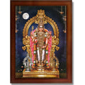 CRAFT QUEST Lord Murugan Subramanya Swamy Wall Photo Frame | South God Picture Frame for Home, Office, Temple & Gifting