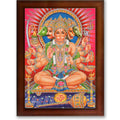 CRAFT QUEST Panchmukhi Hanuman JI | Bajrangbali Religious Photo frame home Decorative item