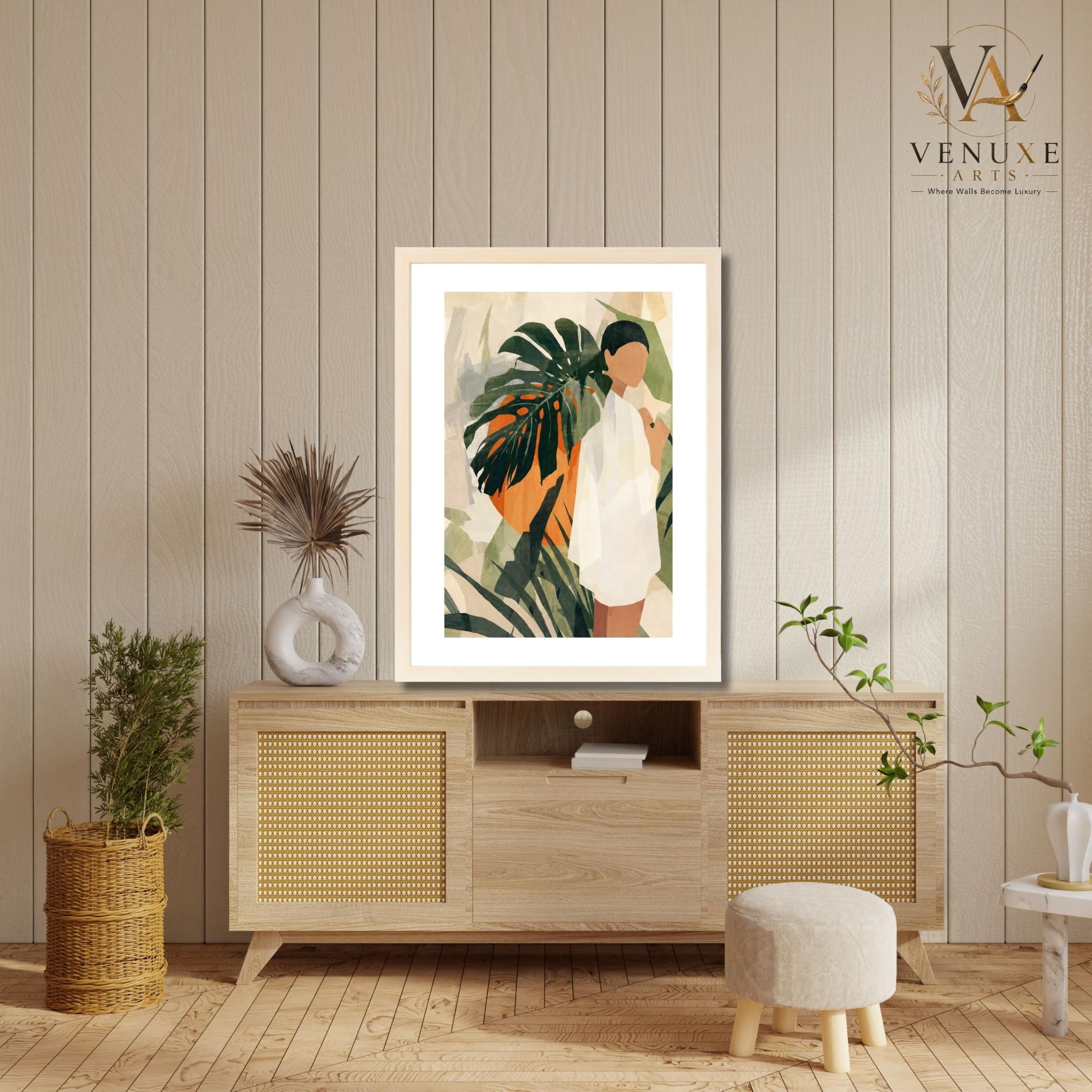 VENUXE ARTS Womens Contemporary Wall Art Posters for Home, Office, Study & Bedroom | Ready to Hang Framed Wall Decor | Positive Quote Prints | Gift for Friends & Family