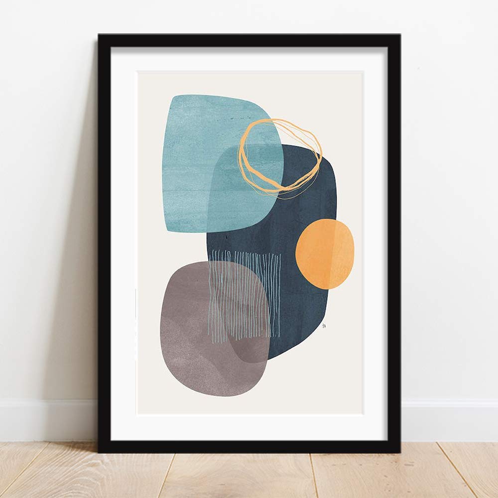 COLOSSAL ART HOUSE Abstract Geometric Modern Art Poster