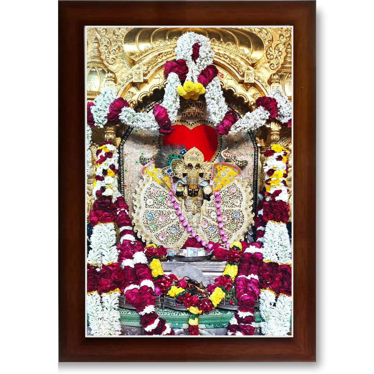CRAFT QUEST Shri Sanwaliya Seth Shringaar Darshan Religious Photo Frame