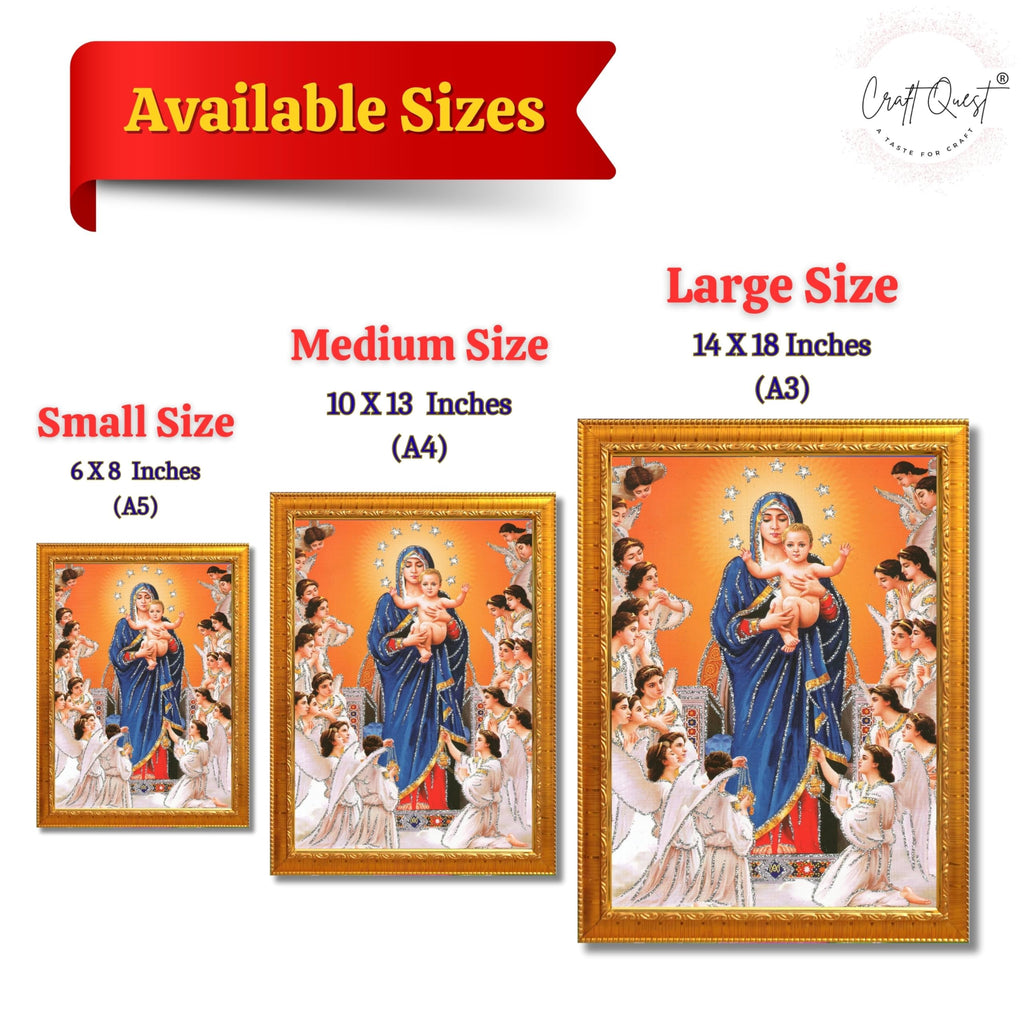 CRAFT QUEST Lord Jesus Christ Painting Aesthetic Hanging Photo Frame Decorative Item Home Decoration and Wall Decor for Living Room and Bedroom