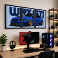 VENUXE ARTS Set Of 3 Big Sports Cars Framed Posters Gift Items for Boys Room Wall Decoration Bedroom Living Room Office Studio Décor | Car Poster Frame for Wall Décor