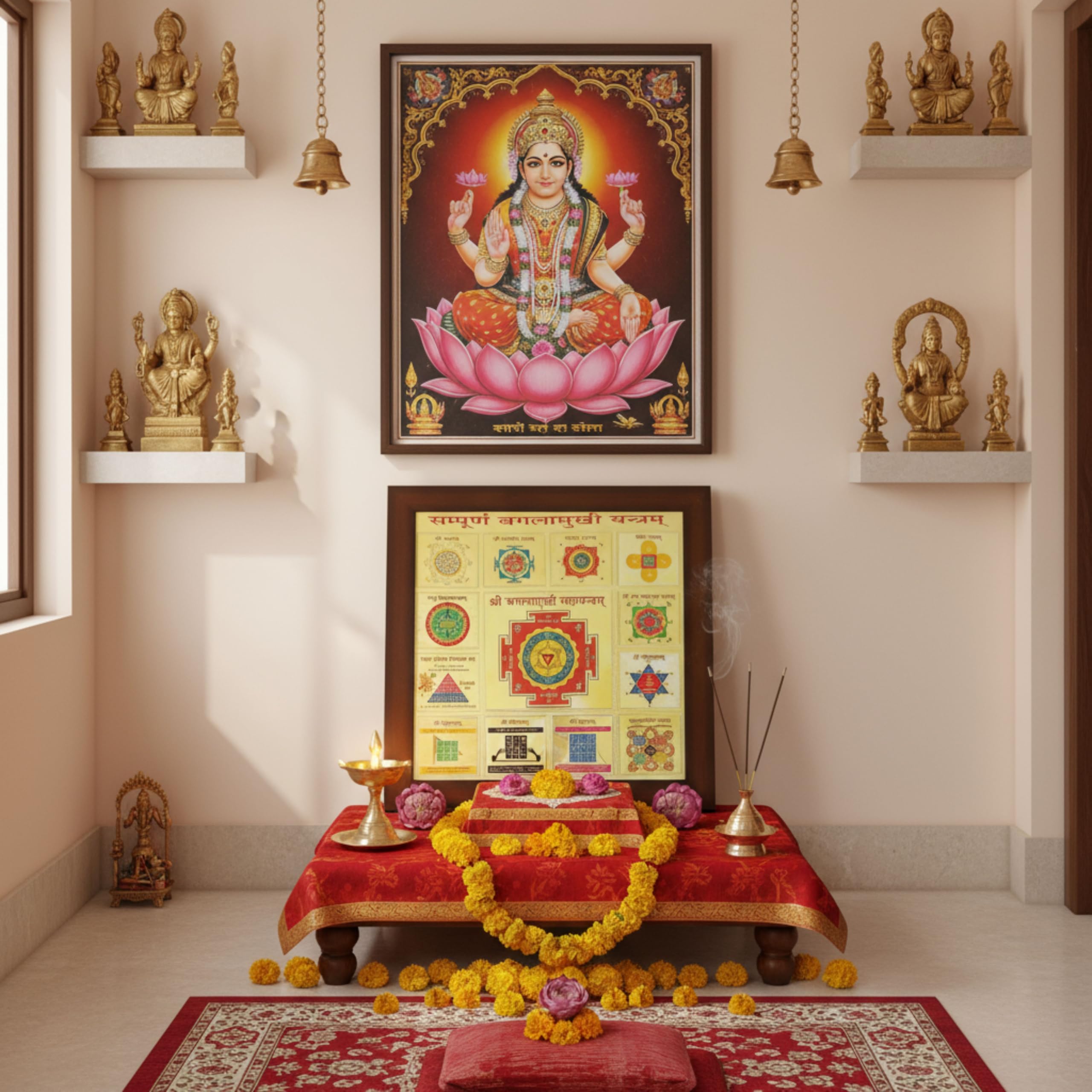 CRAFT QUEST Shri Shree sampoorn sampurna baglamukhi bagulamukhi Yantra