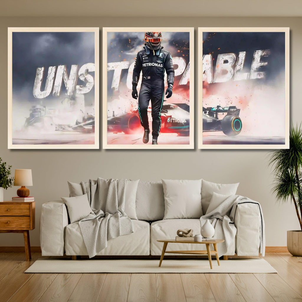 VENUXE ARTS Set Of 3 Big Sports Cars Framed Posters Gift Items for Boys Room Wall Decoration Bedroom Living Room Office Studio Décor | Car Poster Frame for Wall Décor