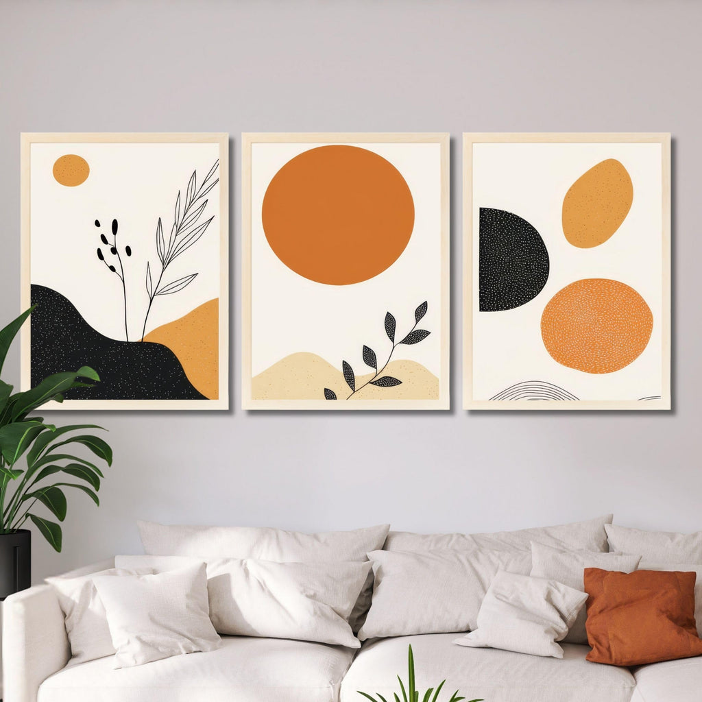 CRAFT QUEST Wood Painting For Wall Decoration - Modern Art Wall Decor Framed Painting For Living Room, Bedroom - Framed Wall Posters/Paintings With Frame