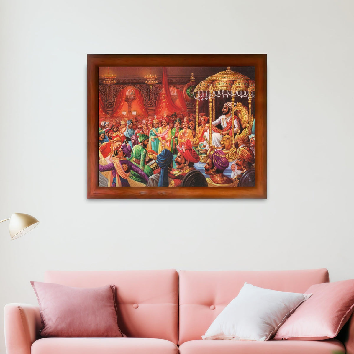 CRAFT QUEST Chattrapati Shivaji Maharaj Wall Photo Frame | For Living, Pooja Room | Home Decoration Item | Best Gifting Option