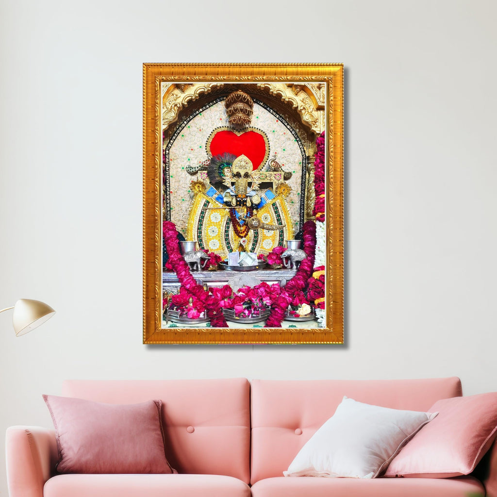 CRAFT QUEST Shree Sanwaliya Seth Shringaar Darshan Religious Photo Frame