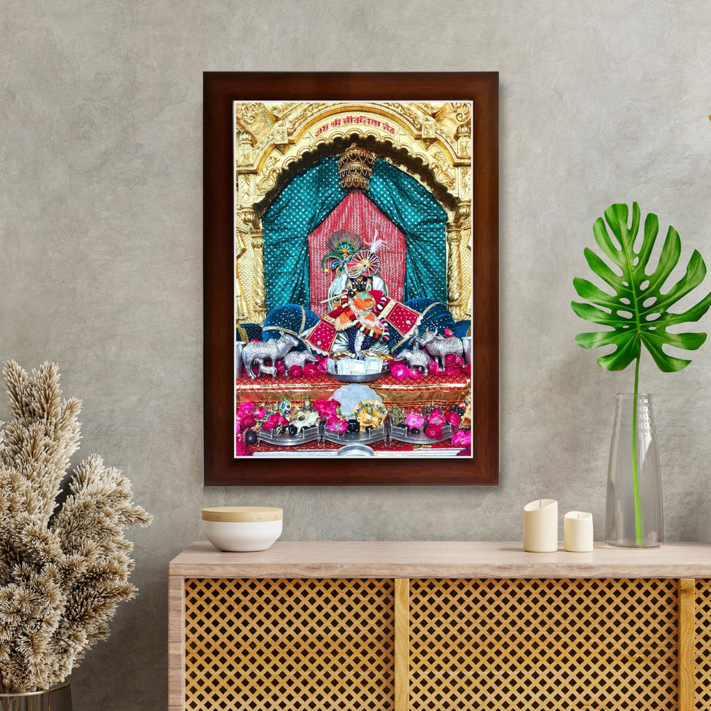CRAFT QUEST Shree Sanwaliya Seth Shringaar Darshan Religious Photo Frame