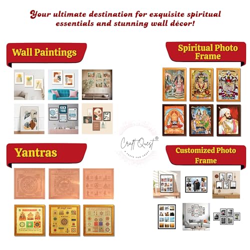 CRAFT QUEST Varun Dev photo frame for wall vastu | Jhulelal Ji Acrylic Photo Frame for Wall Decoration | Vastu Positive Energy Wall Art for Home, Office & Temple