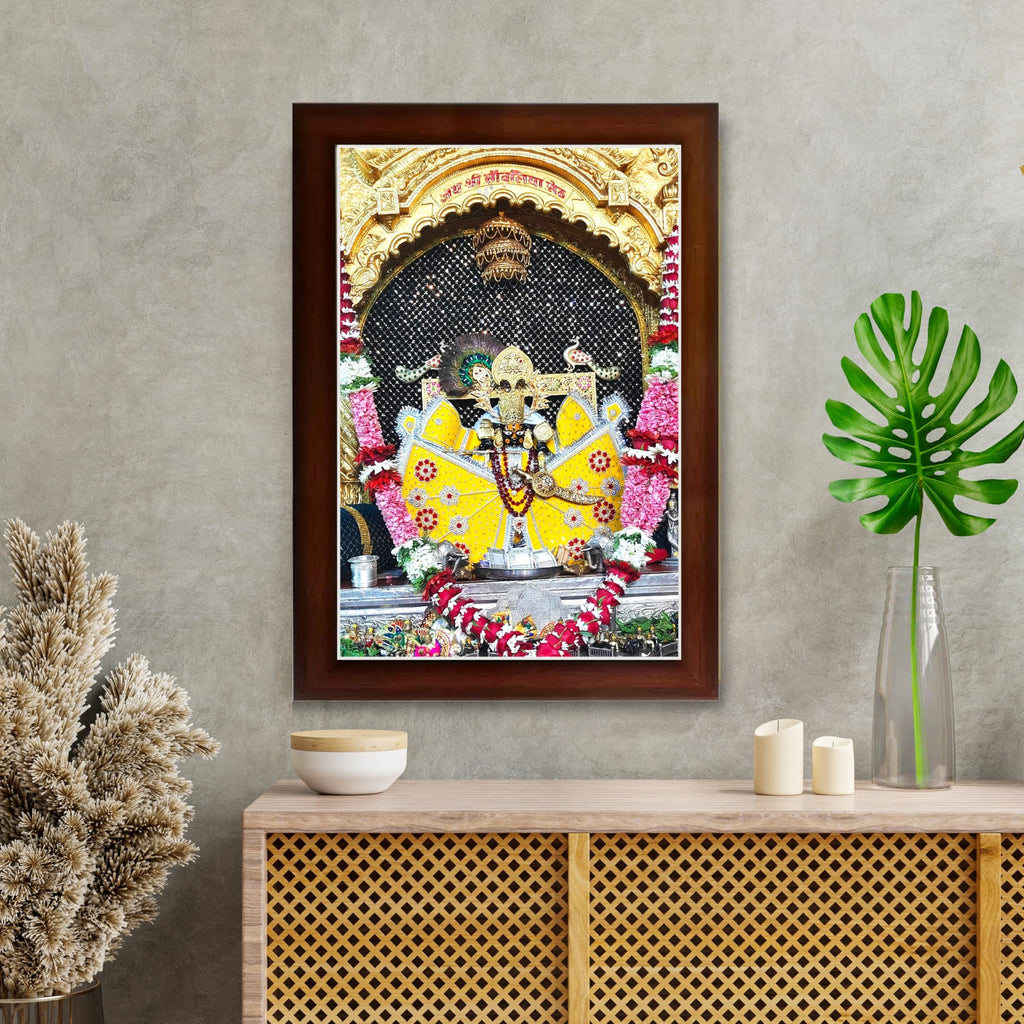 CRAFT QUEST Shree Sanwaliya Seth Shringaar Darshan Religious Photo Frame