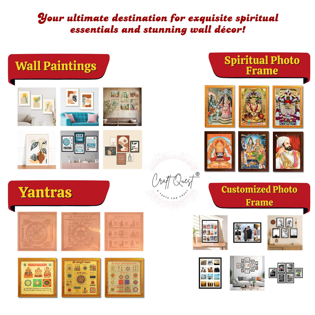CRAFT QUEST Shree Sanwaliya Seth Shringaar Darshan Religious Photo Frame