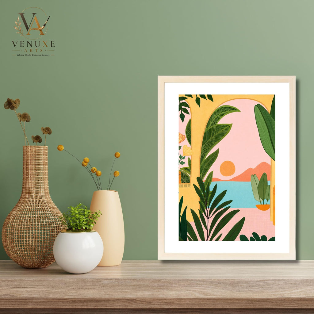 VENUXE ARTS Womens Contemporary Wall Art Posters for Home, Office, Study & Bedroom | Ready to Hang Framed Wall Decor | Positive Quote Prints | Gift for Friends & Family