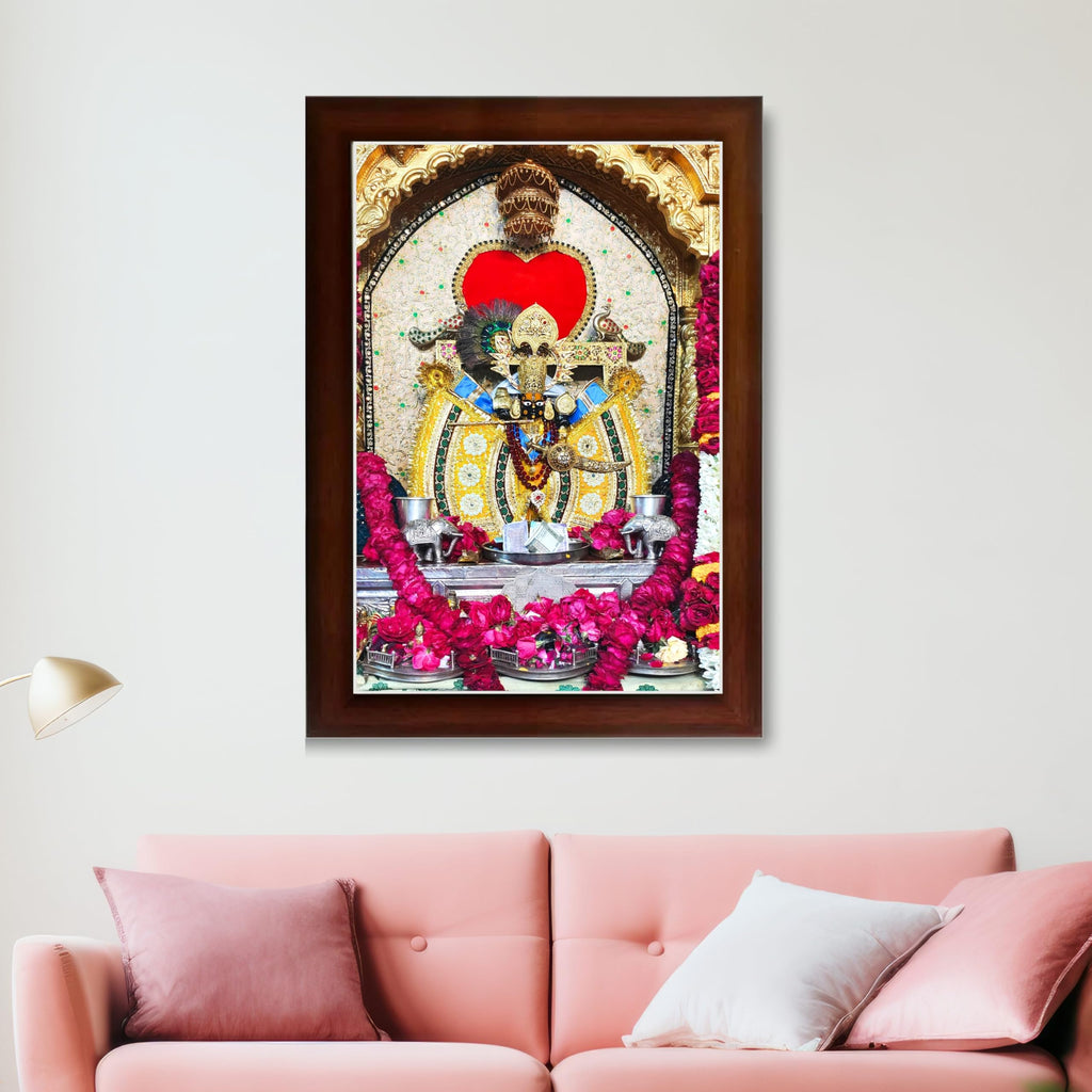 CRAFT QUEST Shree Sanwaliya Seth Shringaar Darshan Religious Photo Frame