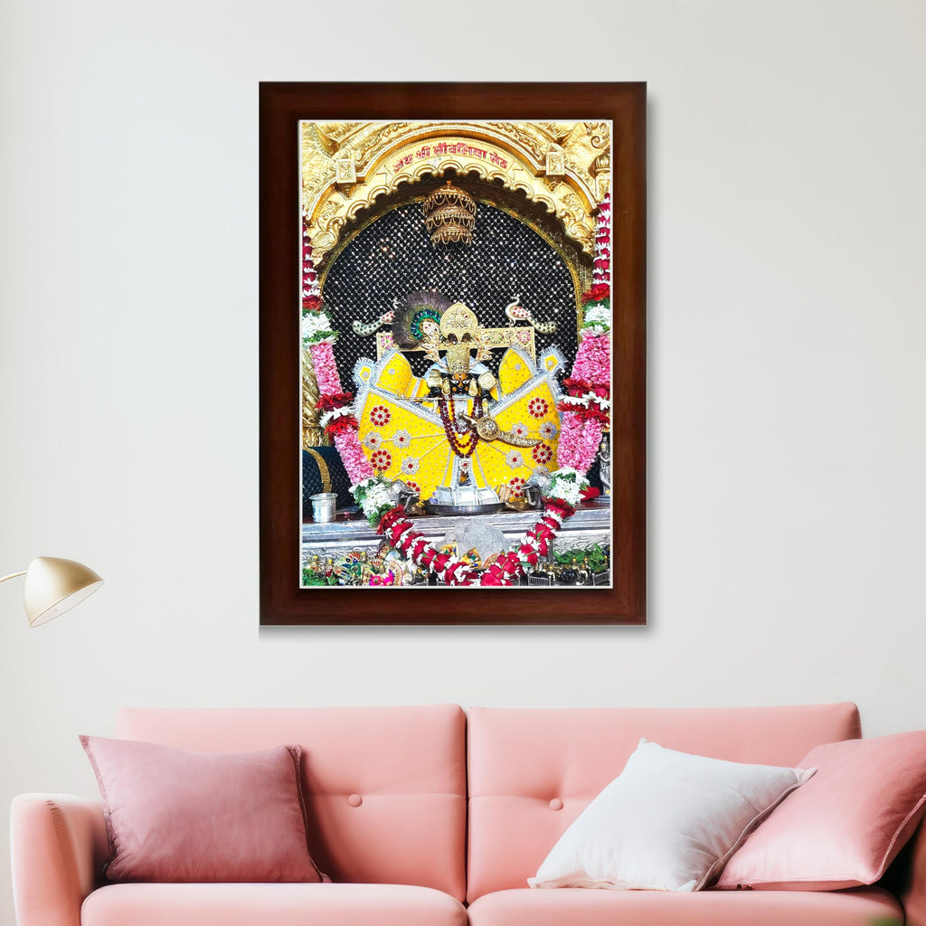 CRAFT QUEST Shree Sanwaliya Seth Shringaar Darshan Religious Photo Frame