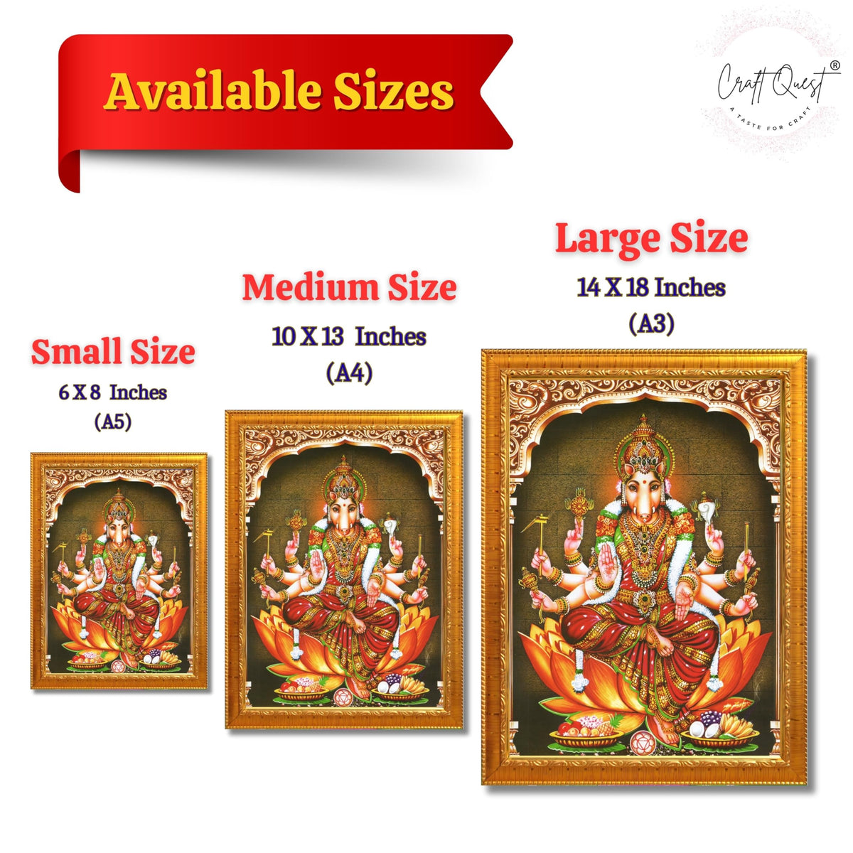 CRAFT QUEST God Varahi Amman Photo Varahi Wall Painting Photo Frame | South God Frame for Home, Office, Temple & Gifting