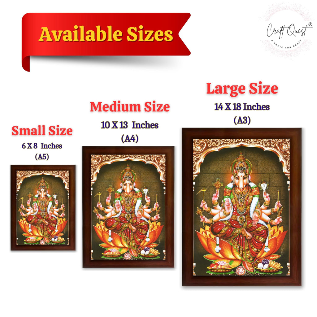 CRAFT QUEST God Varahi Amman Photo Varahi Wall Painting Photo Frame | South God Frame for Home, Office, Temple & Gifting