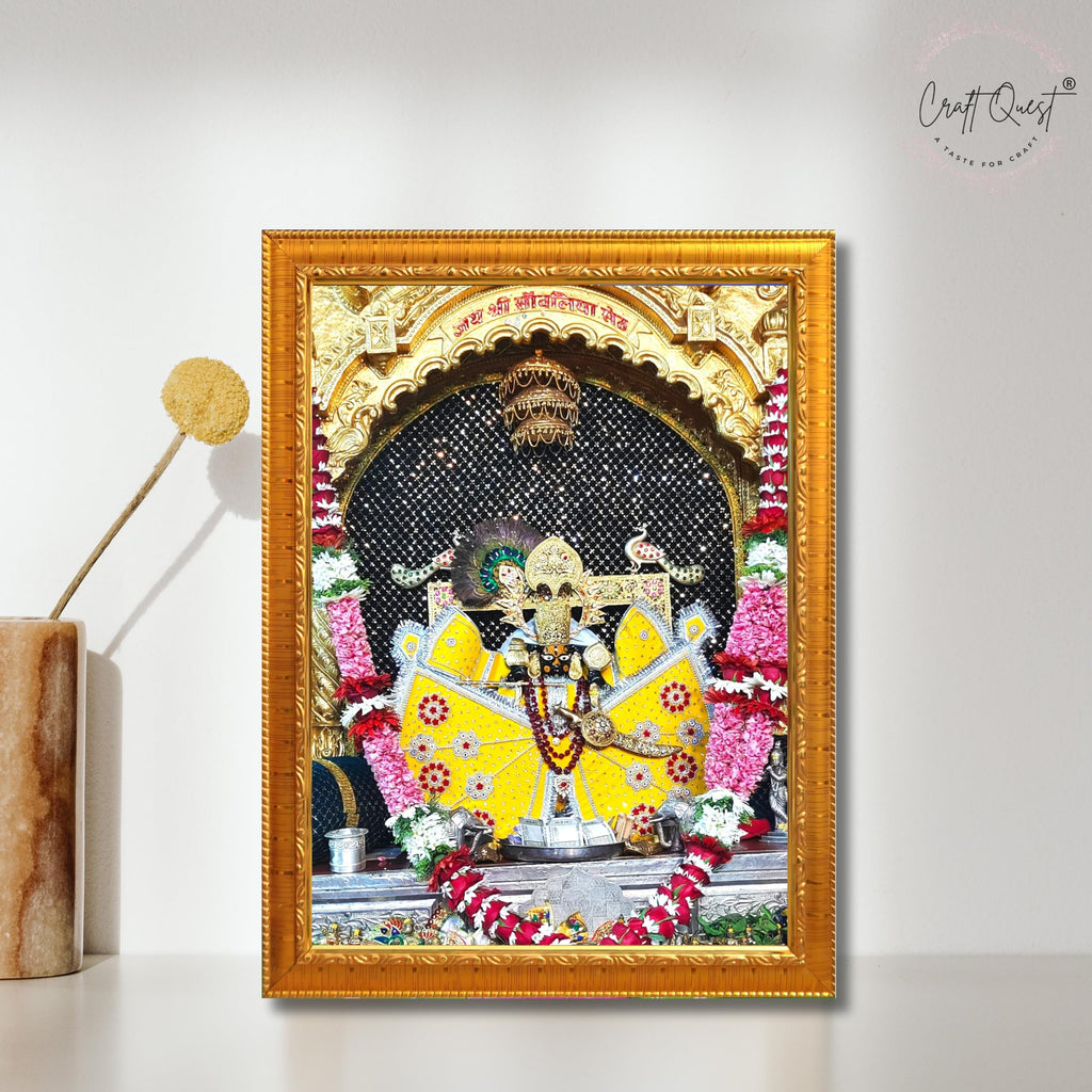 CRAFT QUEST Shree Sanwaliya Seth Shringaar Darshan Religious Photo Frame