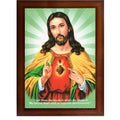 CRAFT QUEST Lord Jesus Christ Painting Aesthetic Hanging Photo Frame Decor for Living Room and Bedroom