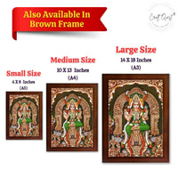 CRAFT QUEST Karumariamman Karu Mariamman Karumari Amman Wall Photo Frame | South God Picture Frame for Home, Office, Temple & Gifting, Decor
