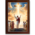 CRAFT QUEST Jesus Christ Photo Frame Spiritual Christian Wall Décor Item for Room and Prayer
