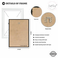 CRAFT QUEST Abstract Minimalist Art Modern Design | Set of 3 Frames for Home Decoration | Ideal for Living Room, Bedroom & Offices