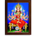 CRAFT QUEST Varahi Amman Devi Religious Photo Frame With Acrylic Glass, Religious Framed Painting