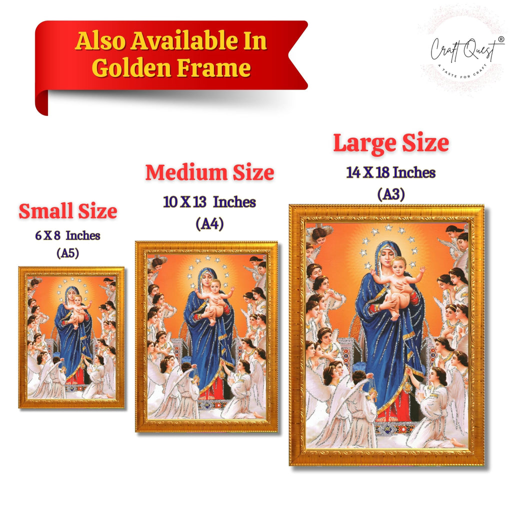 CRAFT QUEST Lord Jesus Christ Painting Aesthetic Hanging Photo Frame Decorative Item Home Decoration and Wall Decor for Living Room and Bedroom
