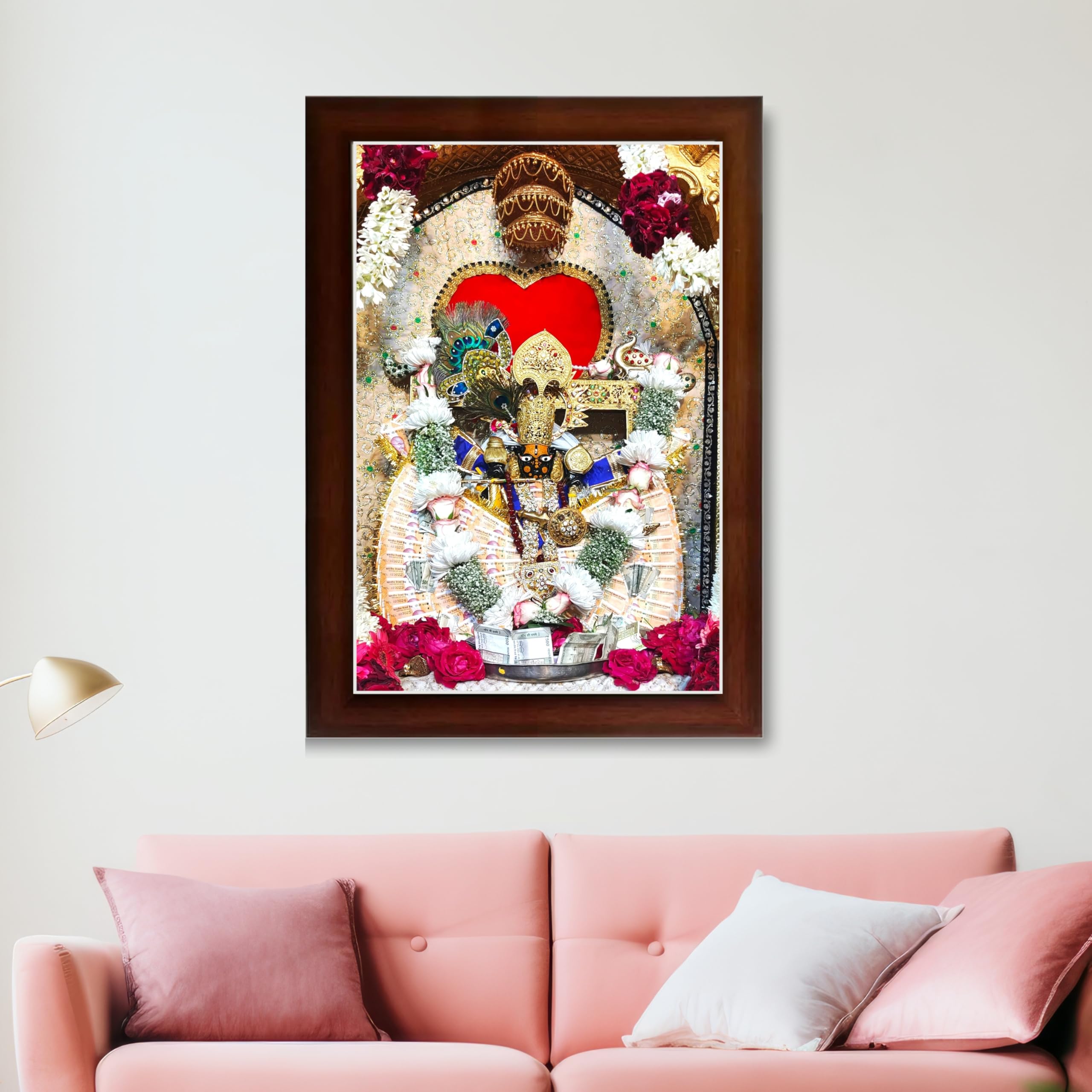 CRAFT QUEST Shri Sanwaliya Seth Shringaar Darshan Photo Frame