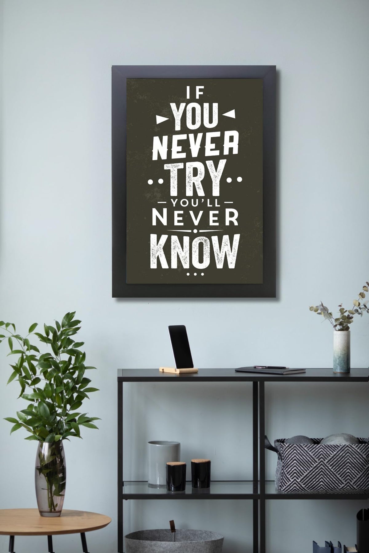 Craft Quest Motivational quotes Photo Frame for Gym, Office, Living room | Synthetic wood