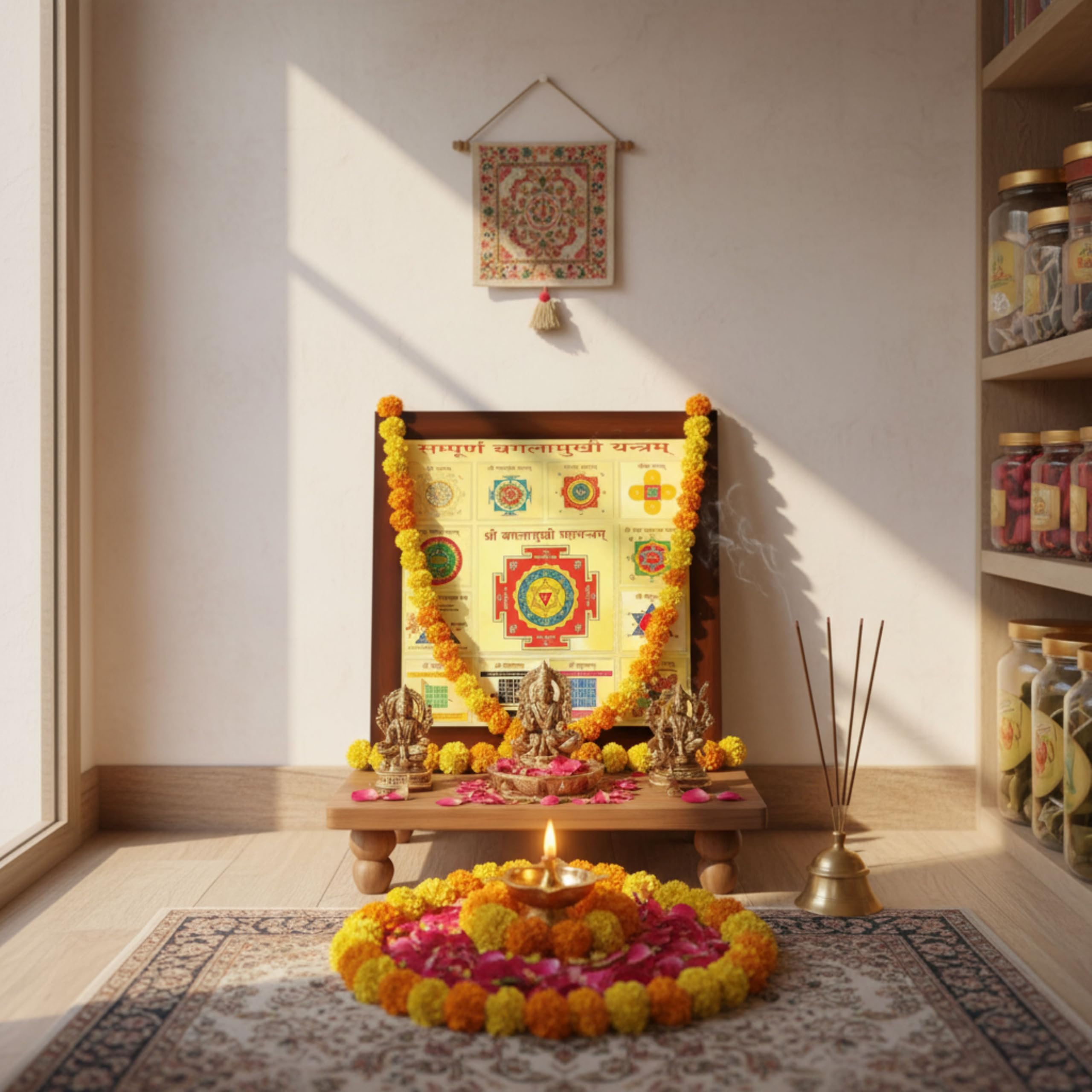 CRAFT QUEST Shri Shree sampoorn sampurna baglamukhi bagulamukhi Yantra