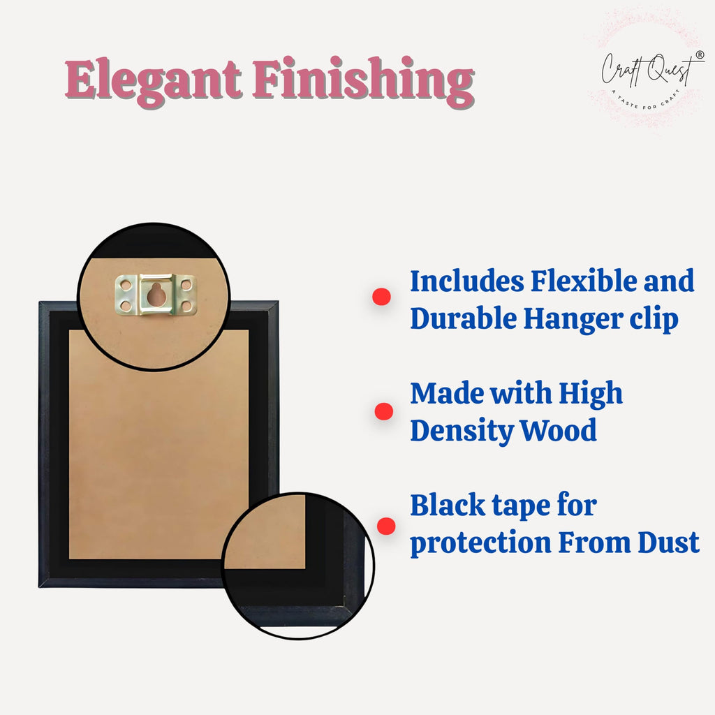 CRAFT QUEST President Droupadi Murmu Portrait Photo Frames With Acrylic Glass