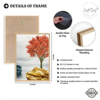 CRAFT QUEST Abstract Three Figure Modern Art | Set of 3 Frames for Home Decoration | Ideal for Living Room, Bedroom & Offices