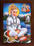 Craft Quest Hanuman JI Religious Photo Frame, Synthetic Wood (10 X 13)