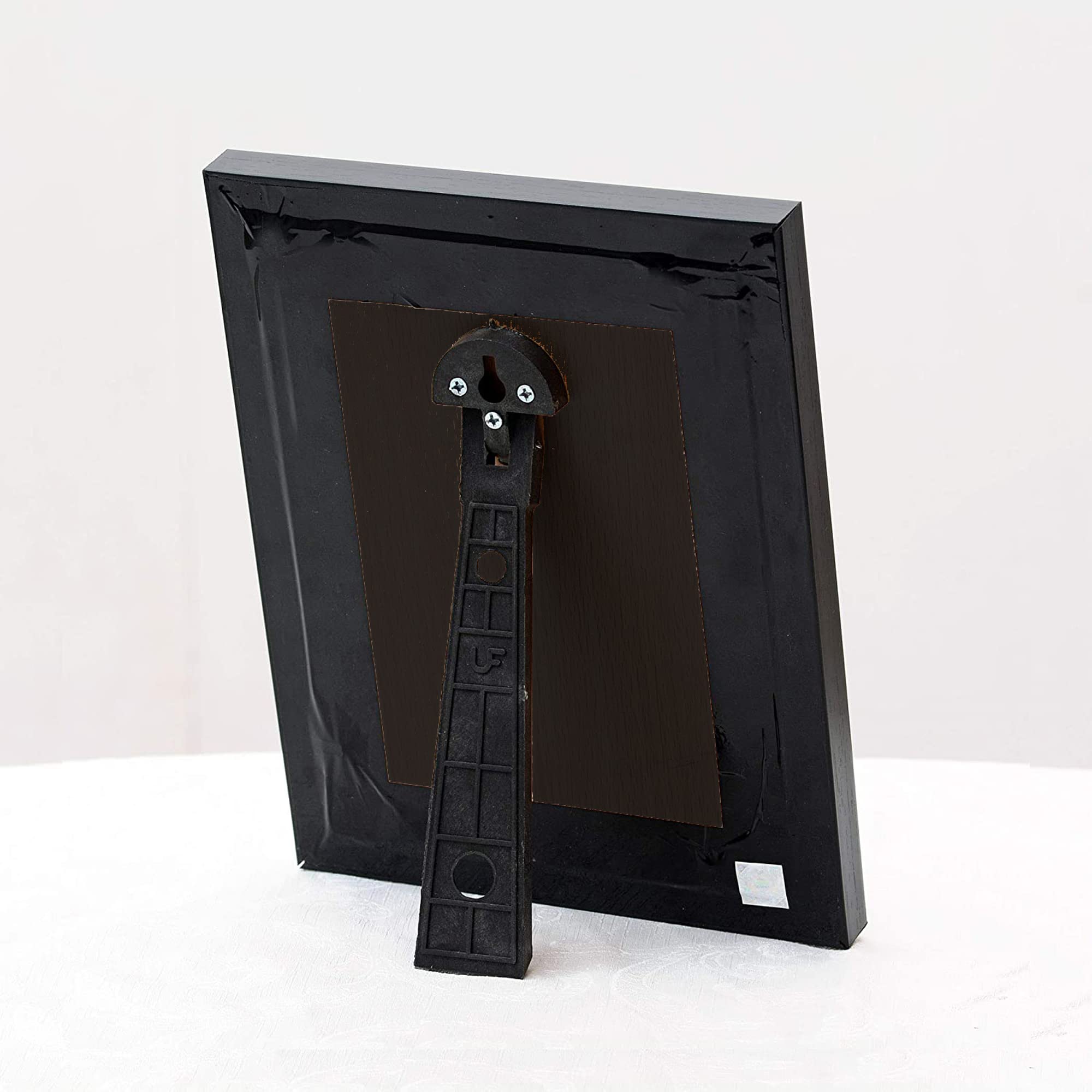 CRAFT QUEST Mahavatar Babaji Photo Frame For Wall Table Size Small ( 6x8 inches, Acrylic Glass),Black