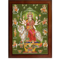 CRAFT QUEST Durga Maa Nav Navadurga Navdurga Wall Painting Framed Home Decor Items