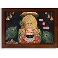 CRAFT QUEST Khatu Shyam Ji | Shyam Baba | Hare Ka Sahara Khatu Shyam Hamara Photo Frame Wall Painting For Home Decoration And Gifting