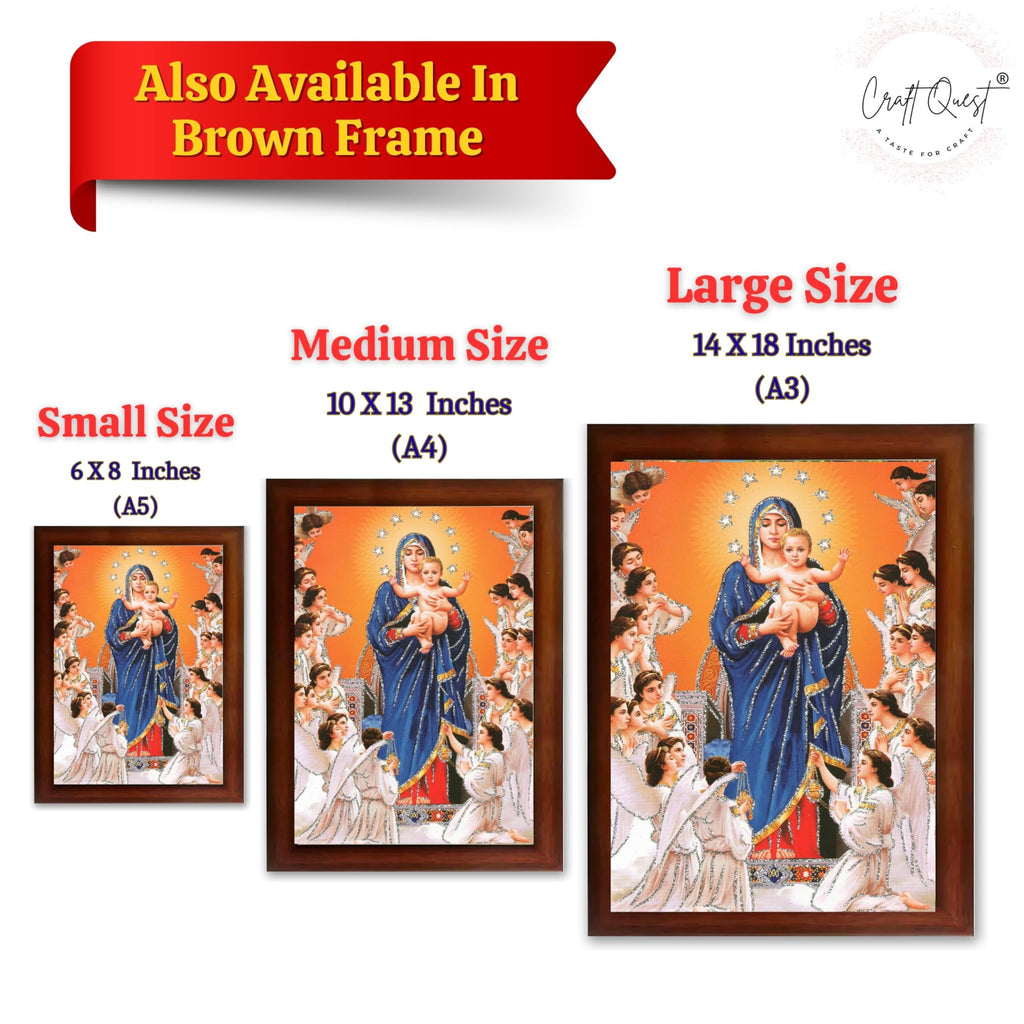 CRAFT QUEST Lord Jesus Christ Painting Aesthetic Hanging Photo Frame Decorative Item Home Decoration and Wall Decor for Living Room and Bedroom