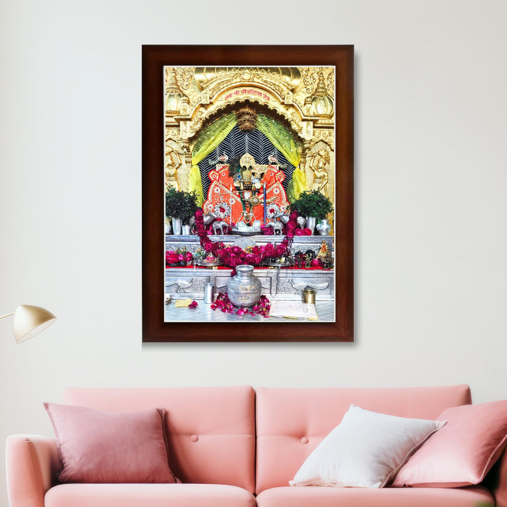 CRAFT QUEST Shree Sanwaliya Seth Shringaar Darshan Religious Photo Frame
