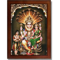 CRAFT QUEST Lakshmi Narasimha Swamy Lord Narsingh Bhagwan Photo Framed | Acrylic Glass, Lightweight | Ideal for Home, Office, Temple & Puja Room, Wall Decor