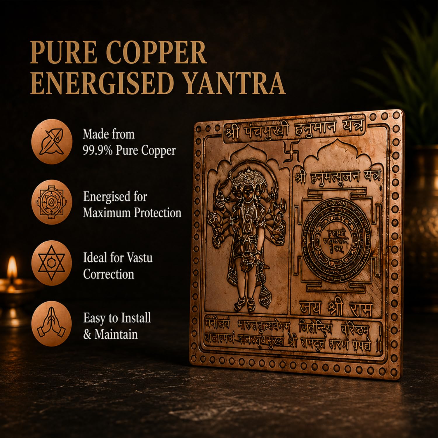 White Aura Vastu Store Panchmukhi Hanuman