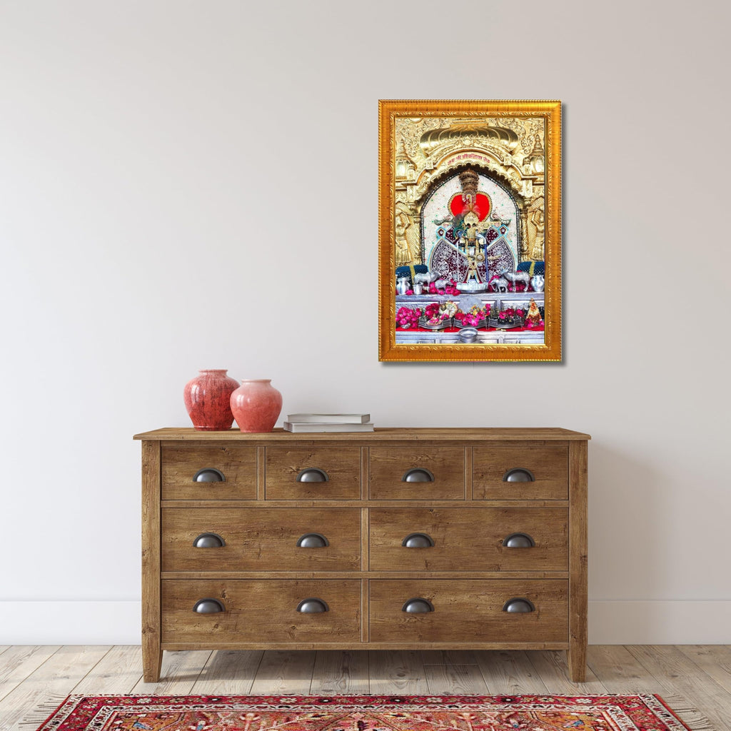 CRAFT QUEST Shree Sanwaliya Seth Shringaar Darshan Religious Photo Frame